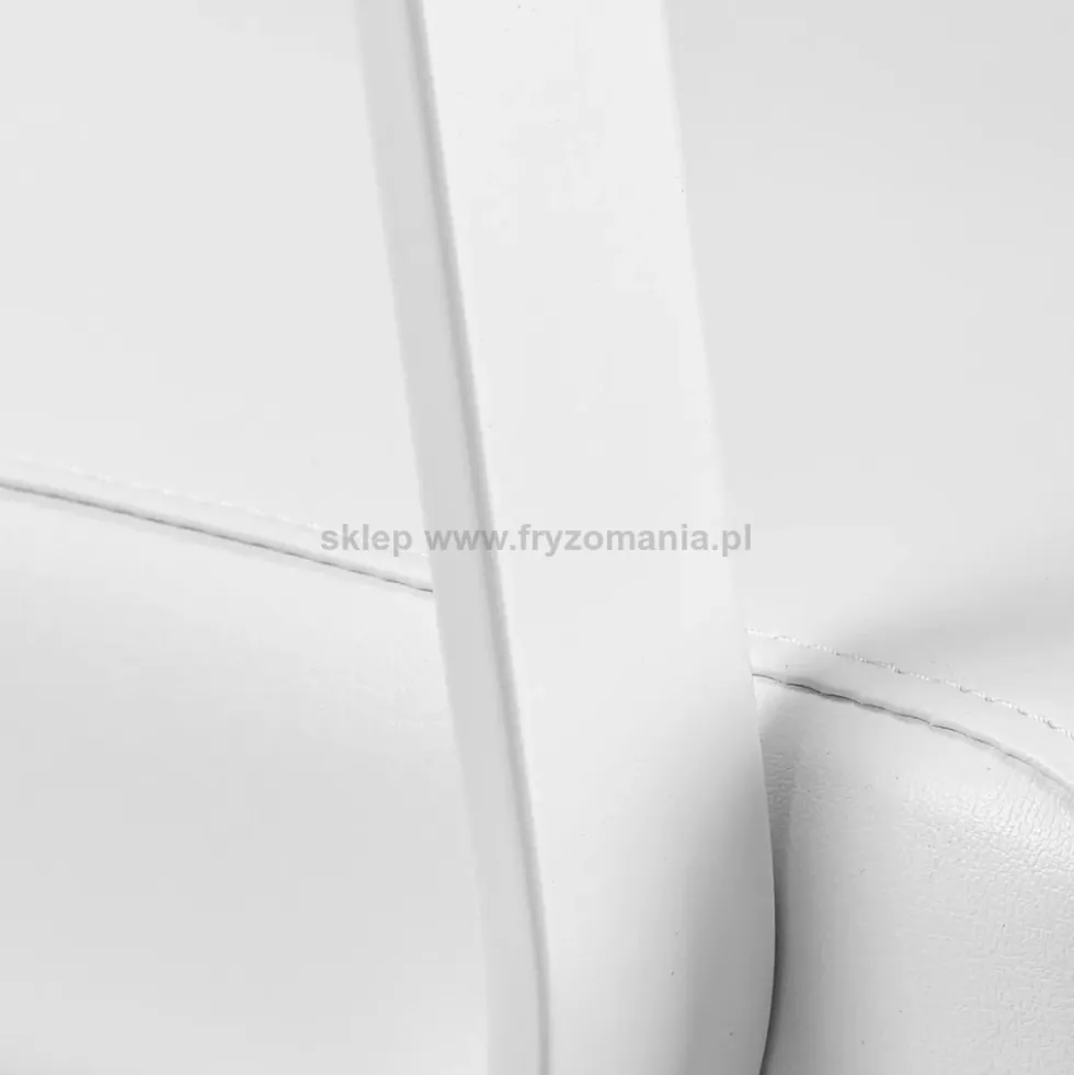 Gabbiano Porto Fotel fryzjerski biało-biały, dostępny w 48h