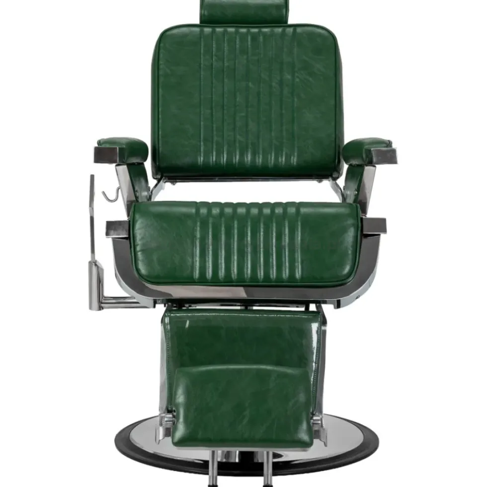 Gabbiano Royal X Fotel barberski zielony, dostępny w 48h