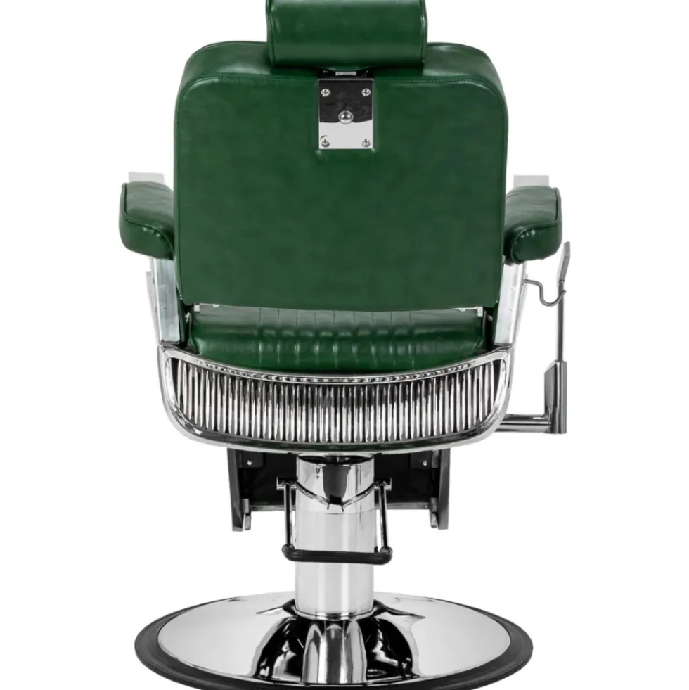 Gabbiano Royal X Fotel barberski zielony, dostępny w 48h