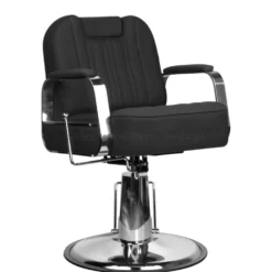Gabbiano Rufo Fotel barberski czarny dostępny w 48h