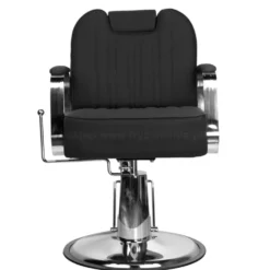 Gabbiano Rufo Fotel barberski czarny dostępny w 48h
