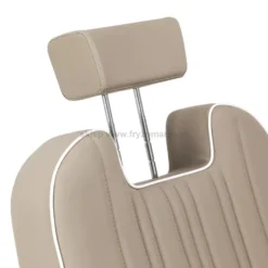 Gabbiano Rufo Fotel barberski beżowy, dostępny w 48h