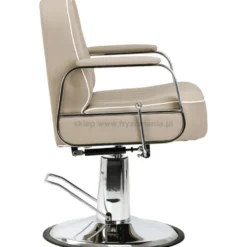 Gabbiano Rufo Fotel barberski beżowy, dostępny w 48h