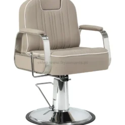 Gabbiano Rufo Fotel barberski beżowy, dostępny w 48h