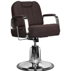 Gabbiano Rufo Fotel barberski brązowy dostępny w 48h