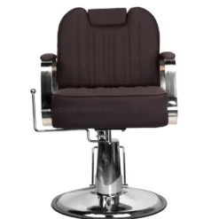 Gabbiano Rufo Fotel barberski brązowy dostępny w 48h