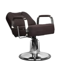 Gabbiano Rufo Fotel barberski brązowy dostępny w 48h