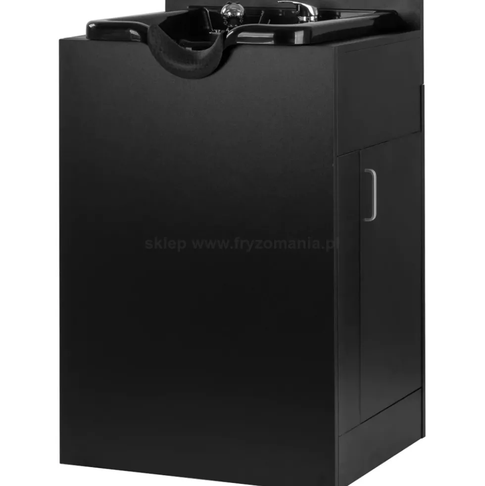 Gabbiano 5023 Stacja do mycia barberska czarna, dostępna w 48h
