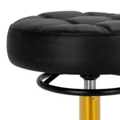 Gabbiano Taboret fryzjerski D054G czarno-złoty, dostępny w 48H