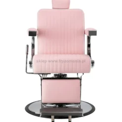 Gabbiano Visionerio Fotel barberski różowy, dostępny w 48h