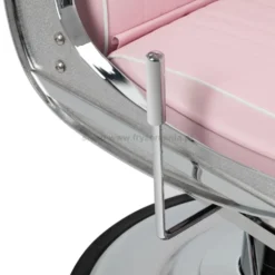 Gabbiano Visionerio Fotel barberski różowy, dostępny w 48h