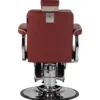 Gabbiano Visionerio Fotel barberski czerwony, dostępny w 48h