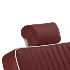 Gabbiano Visionerio Fotel barberski czerwony, dostępny w 48h