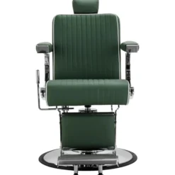 Gabbiano Visionerio Fotel barberski zielony, dostępny w 48h