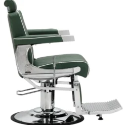 Gabbiano Visionerio Fotel barberski zielony, dostępny w 48h