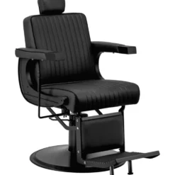 Gabbiano Visionerio Fotel barberski czarny, dostępny w 48h