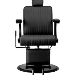 Gabbiano Visionerio Fotel barberski czarny, dostępny w 48h