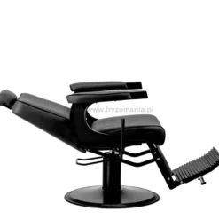 Gabbiano Visionerio Fotel barberski czarny, dostępny w 48h