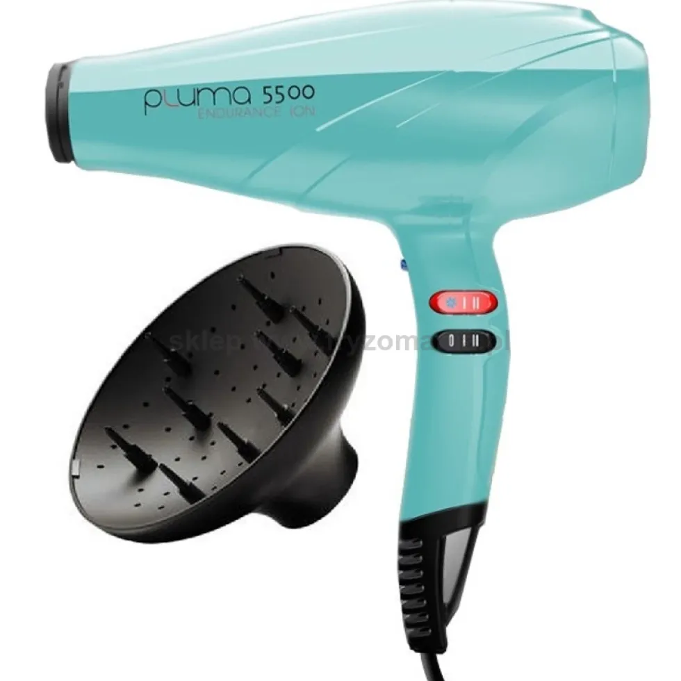Ga.ma Pluma 5500 ION Suszarka do włosów z jonizacją turkusowa 2400W