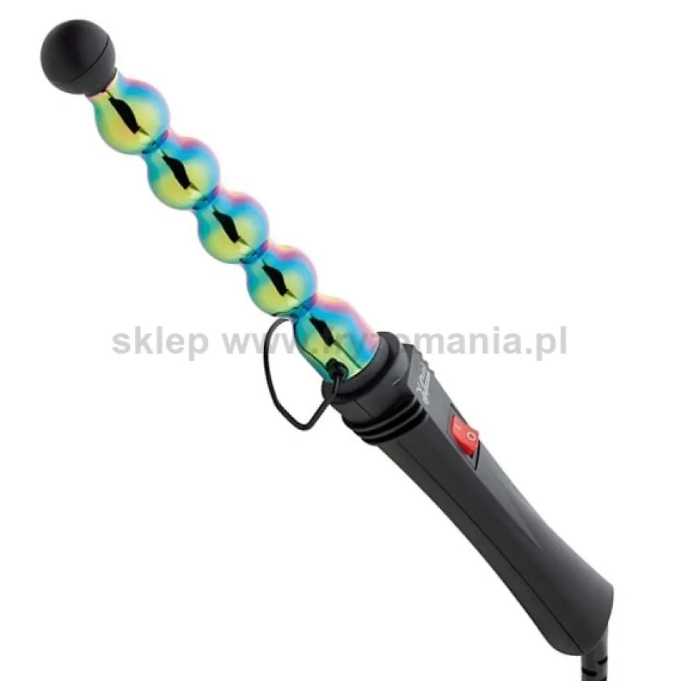 Gamma Piu Iron Bubble Rainbow lokówka do włosów, kulkowa 25mm