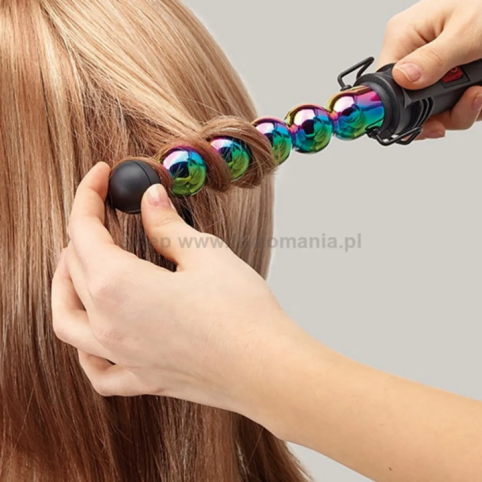 Gamma Piu Iron Bubble Rainbow lokówka do włosów, kulkowa 25mm