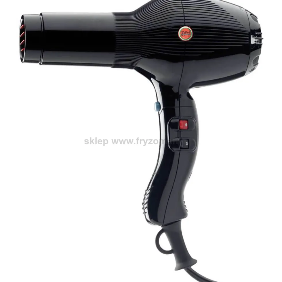 Gamma Piu 5555 Turbo Tormalionic, suszarka do włosów czarna 2400W