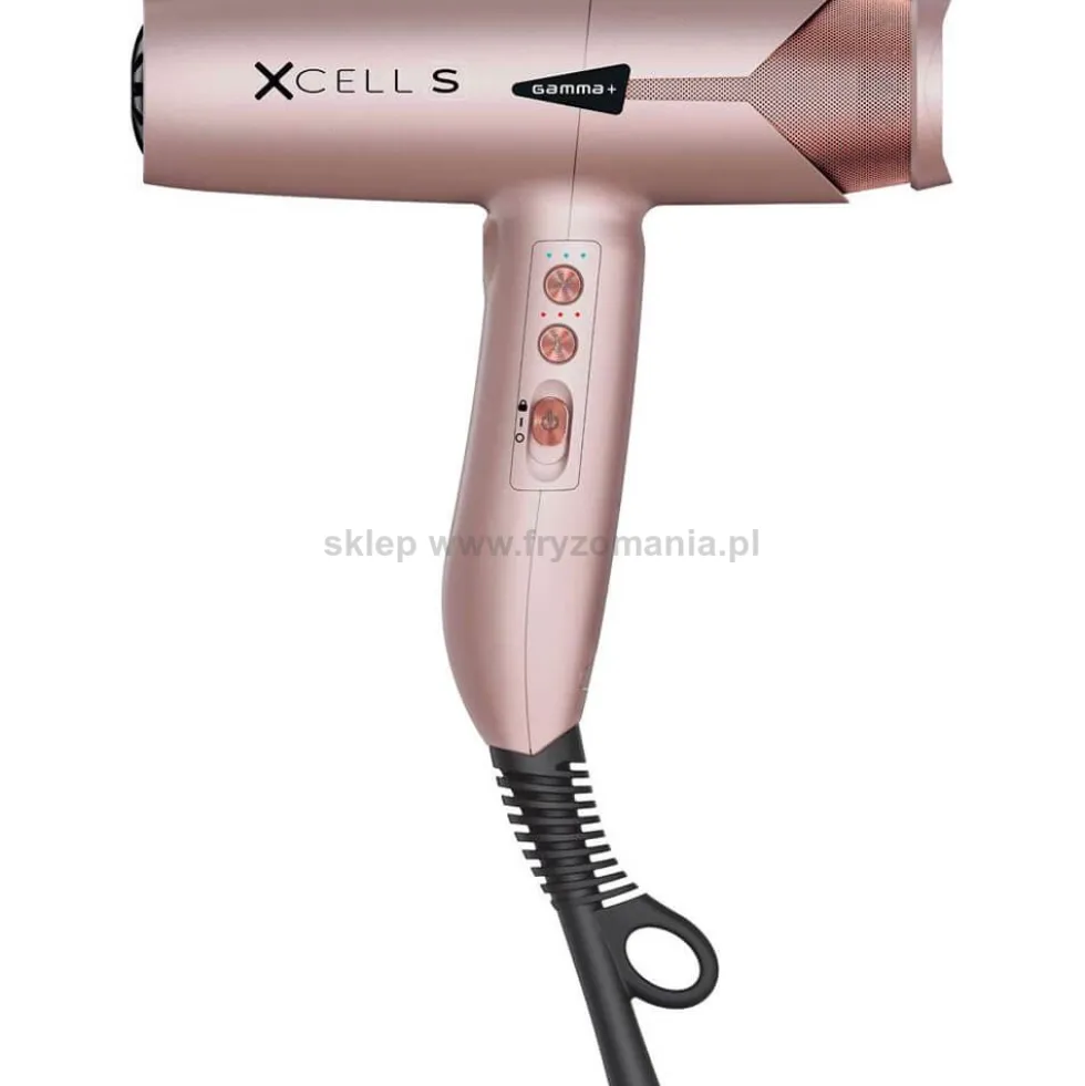 Gamma Piu XCELL S Suszarka do włosów z jonizacją, ultralekka 290g, różne kolory 1600W