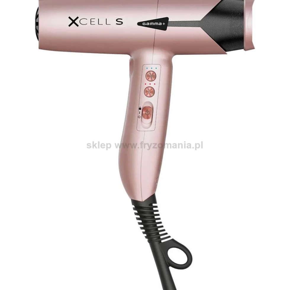 Gamma Piu XCELL S Suszarka do włosów z jonizacją, ultralekka 290g, różne kolory 1600W