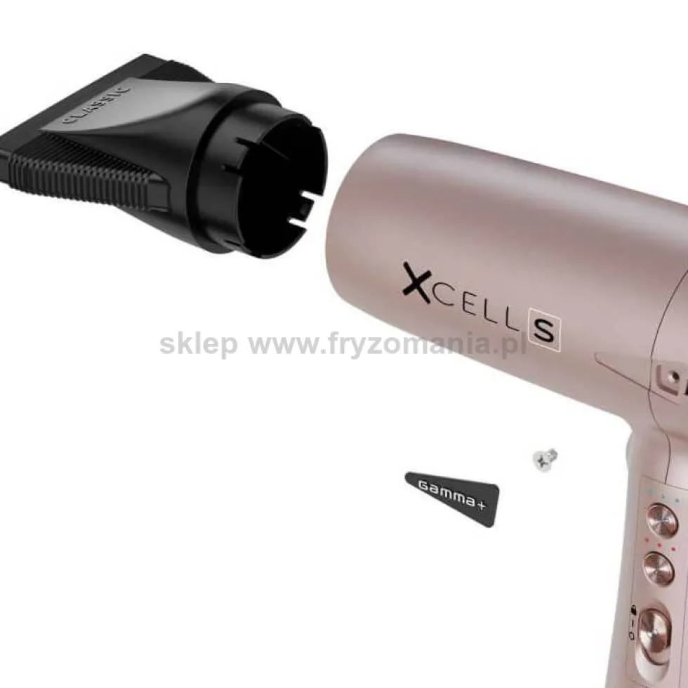 Gamma Piu XCELL S Suszarka do włosów z jonizacją, ultralekka 290g, różne kolory 1600W