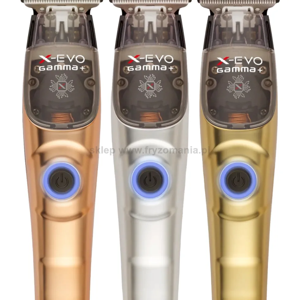 Gamma Piu X-Evo Trymer do włosów ze stacją ładującą