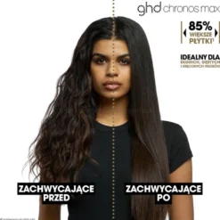 ghd Chronos Max Prostownica do włosów, czarna