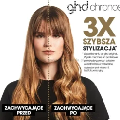 ghd Chronos Prostownica do włosów, czarna