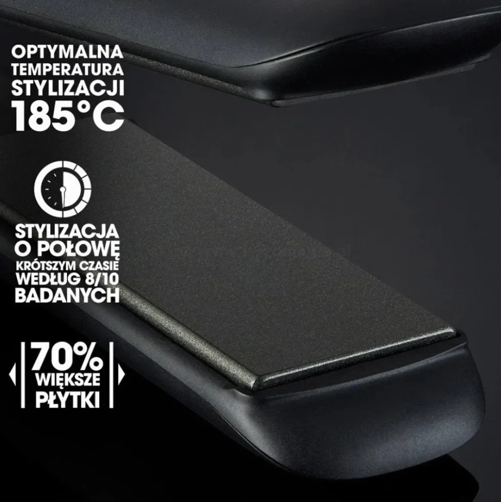 ghd Max Prostownica do włosów, czarna
