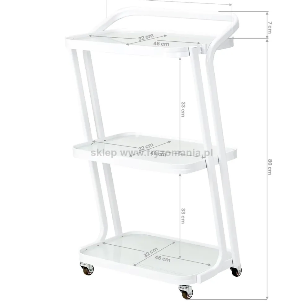 Giovanni H6701 Stolik kosmetyczny biały