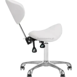 Giovanni 1004 Taboret kosmetyczny biały, dostępny w 48h