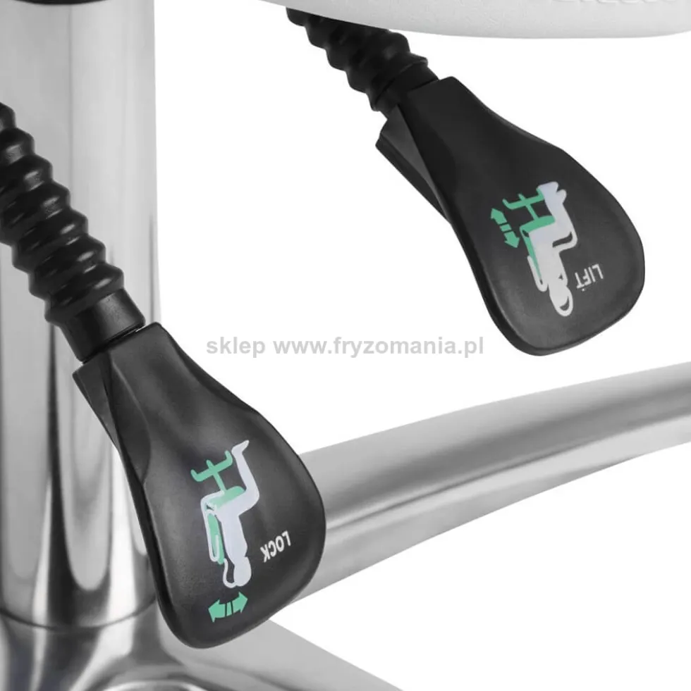Giovanni 1004 Taboret kosmetyczny biały, dostępny w 48h