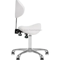 Giovanni 1004 Taboret kosmetyczny biały, dostępny w 48h