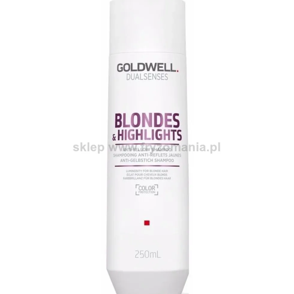 Goldwell Dualsenses Blondes szampon neutralizujący do włosów blond 250ml