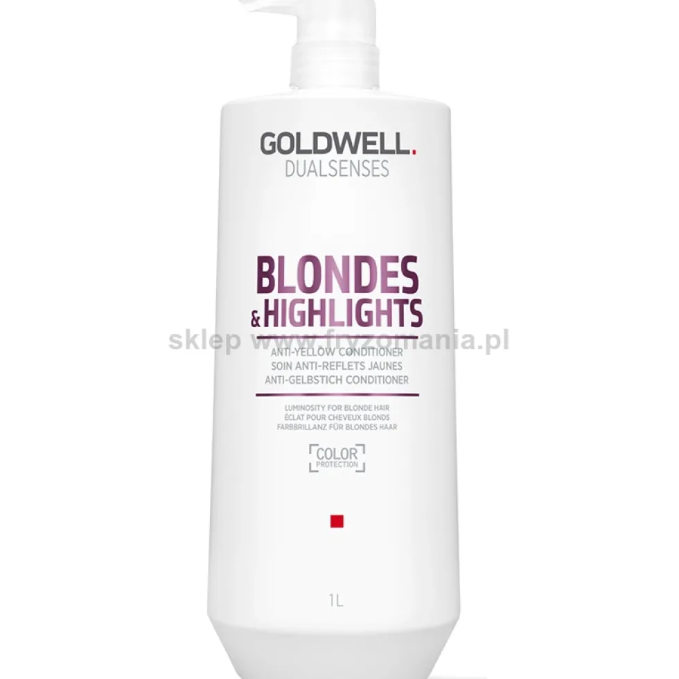 Goldwell Dualsenses Blondes odżywka neutralizująca do włosów blond 1000ml
