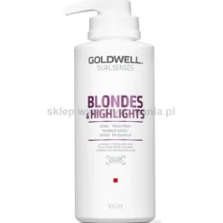 Goldwell Dualsenses Blondes 60s maska neutralizująca do włosów blond 500ml