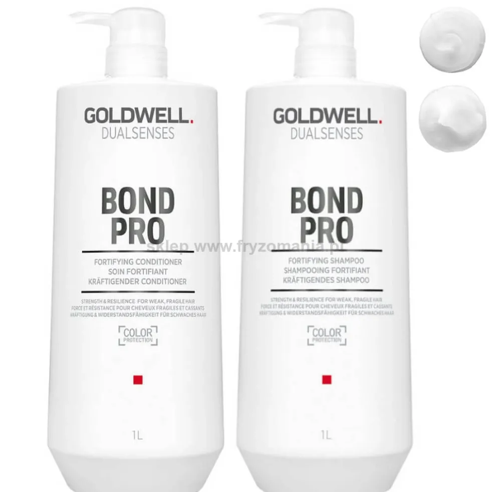 Goldwell Dualsenses Bond Pro, zestaw wzmacniający szampon + odżywka do włosów 1000ml