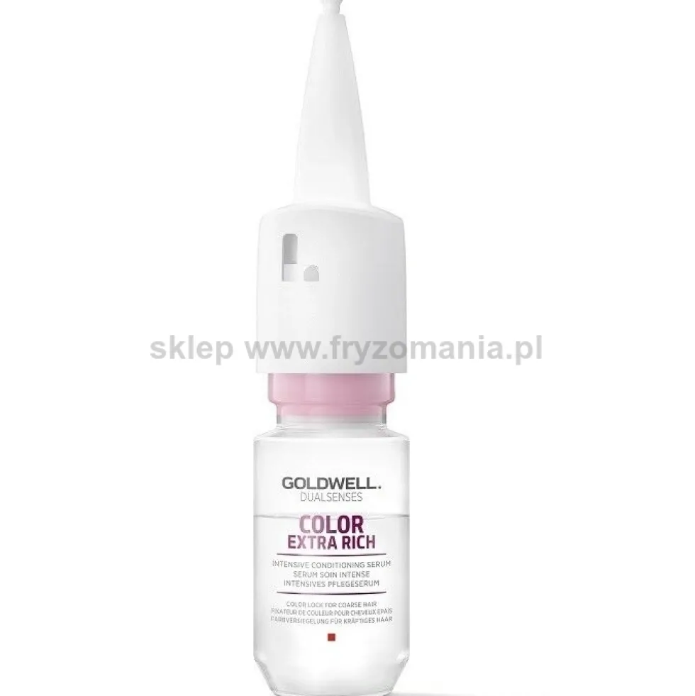 Goldwell Dualsenses Color Extra Rich ampułka przypieczętowująca kolor grubych, farbowanych włosów 18ml