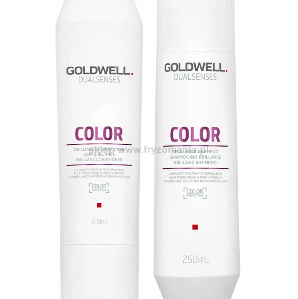 Goldwell Dualsenses Color - zestaw do włosów farbowanych szampon 250ml i odżywka 200ml