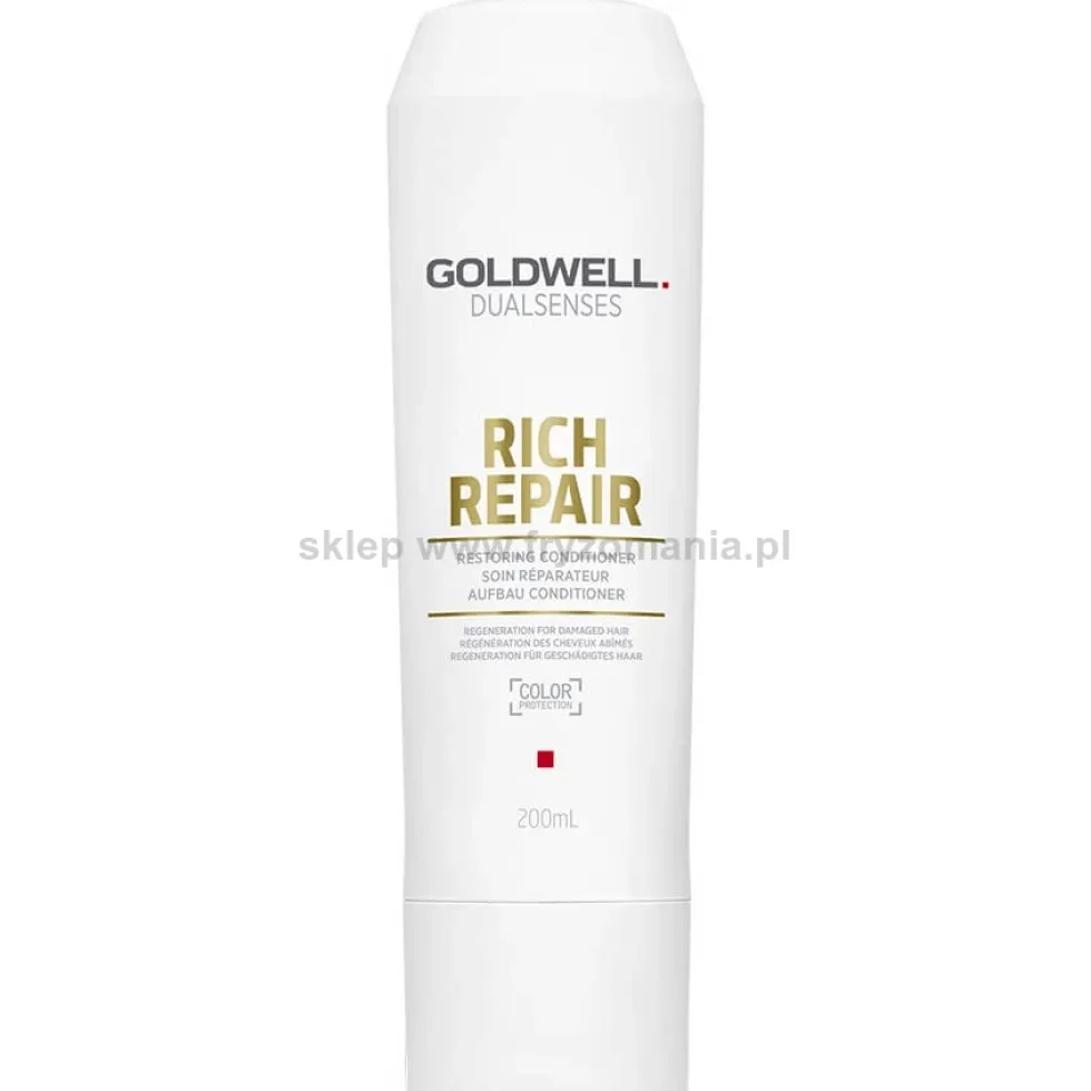 Goldwell Dualsenses Rich Repair - zestaw regenerujący do włosów szampon 250ml i odżywka 200ml