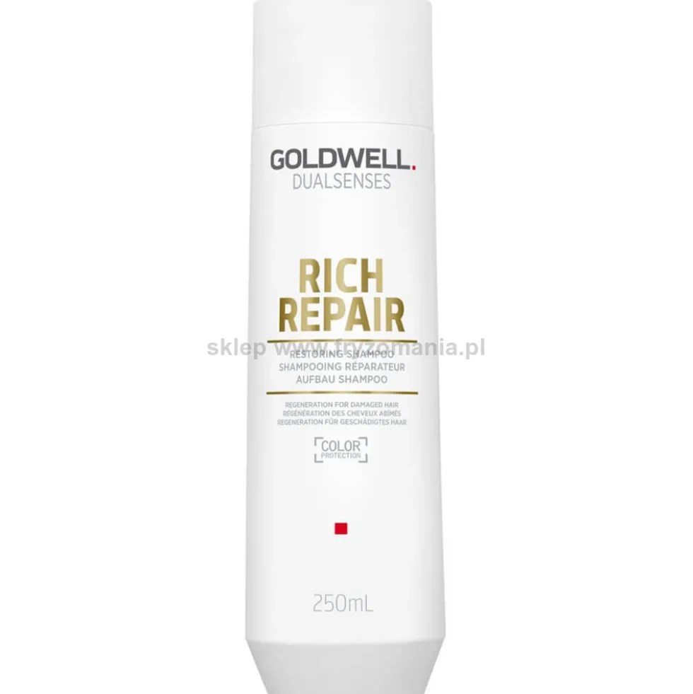 Goldwell Dualsenses Rich Repair - zestaw regenerujący do włosów szampon 250ml i odżywka 200ml