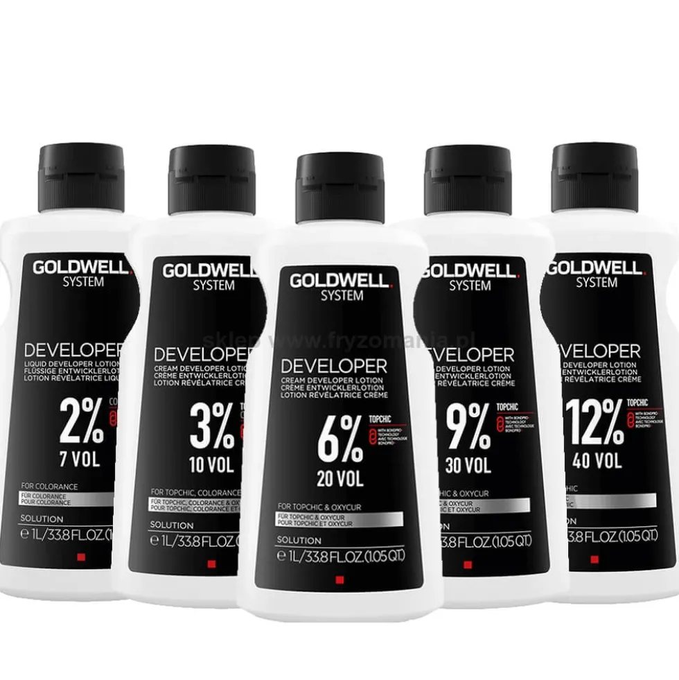 Goldwell Lotion System Developer Colorance / TopChic Oksydant do farb 2%, 3%, 6%, 12% 1000ml