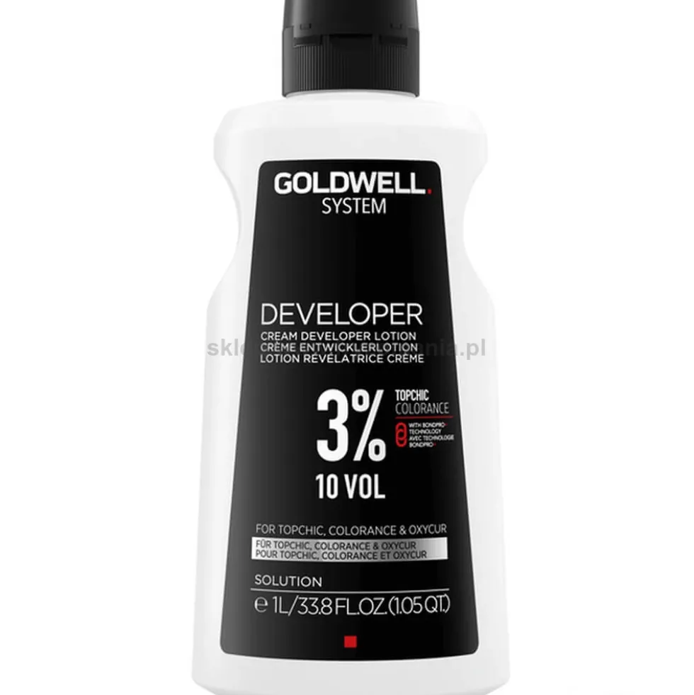 Goldwell Lotion System Developer Colorance / TopChic Oksydant do farb 2%, 3%, 6%, 12% 1000ml