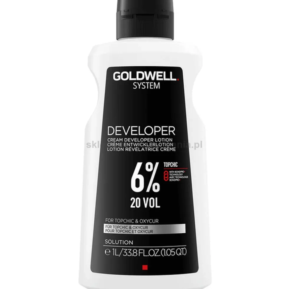 Goldwell Lotion System Developer Colorance / TopChic Oksydant do farb 2%, 3%, 6%, 12% 1000ml