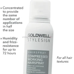 Goldwell Stylesign Hairspray Compressed Working Skondensowany lakier elastyczny do włosów 150ml
