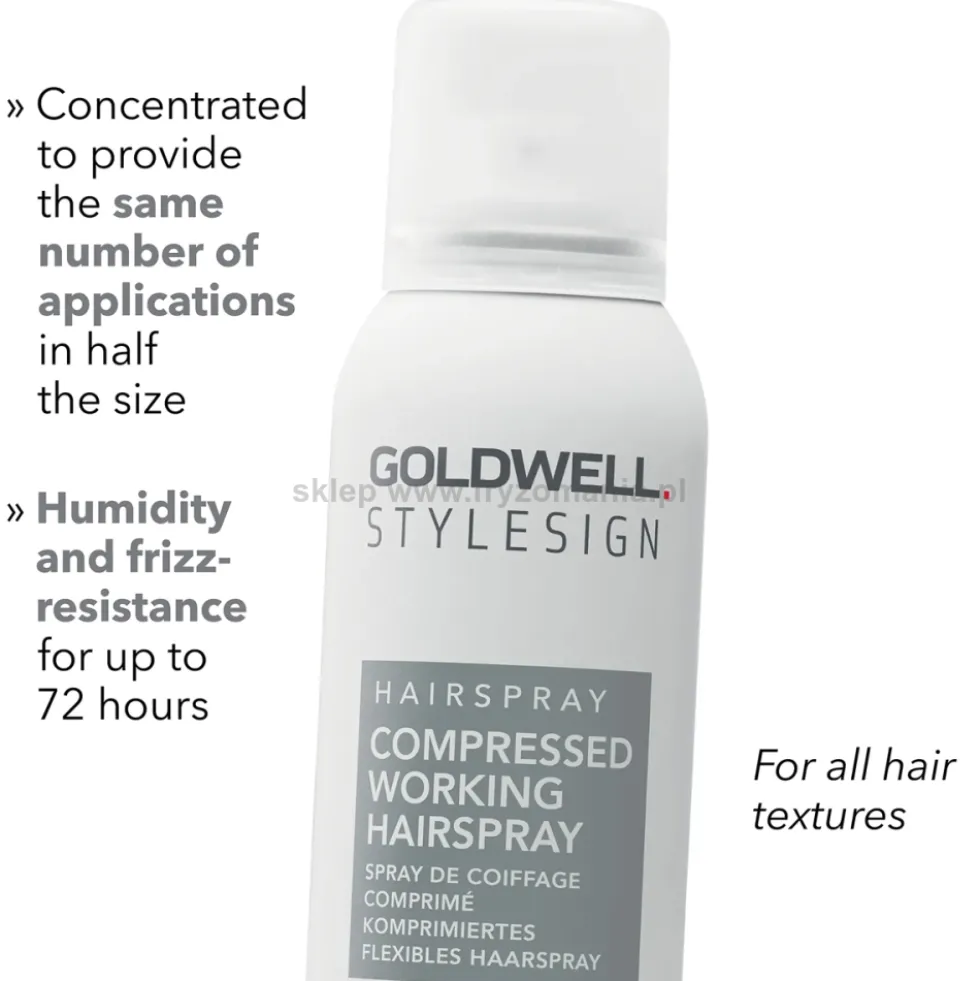 Goldwell Stylesign Hairspray Compressed Working Skondensowany lakier elastyczny do włosów 150ml